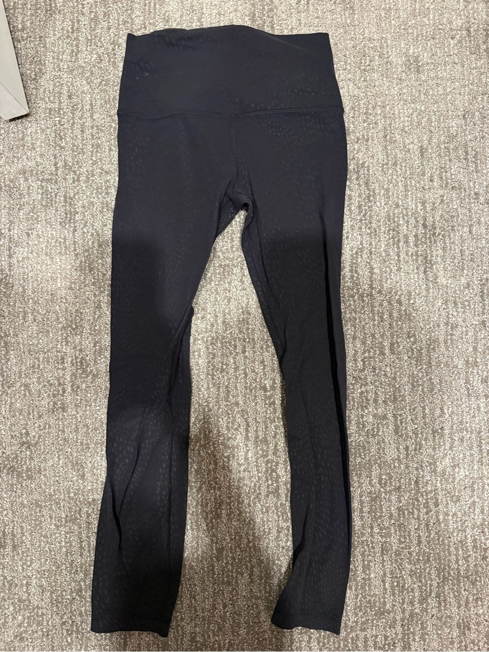 lululemon athletica Align Black Embossed Leggings 28”